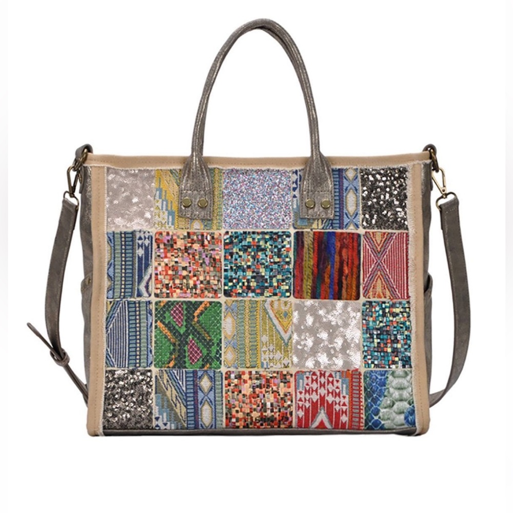 Antik Kraft Boho Sweet Memories Tote/Purse NWOT